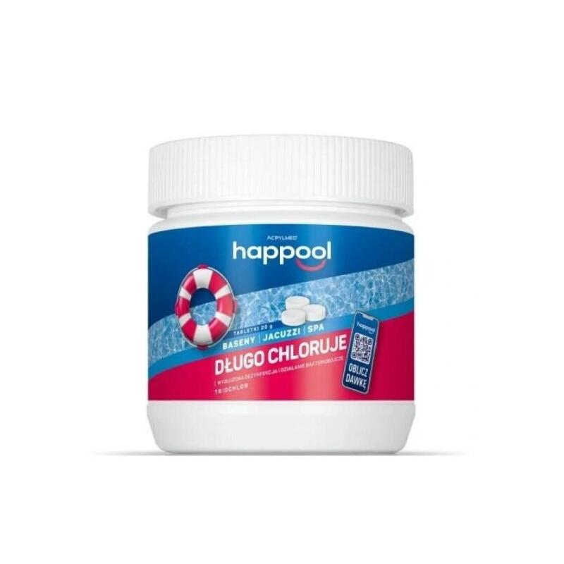 Acrylmed Triochlor Pastillas De Cloro De Acción Prolongada, 20 G / 0,4 Kg