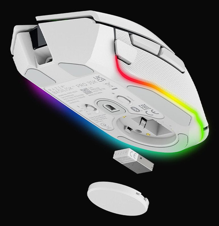 EAN 8886419334644 - Razer Basilisk V3 Pro 35K ratón Juego mano derecha RF Wireless + Bluetooth + USB Type-A Óptico 35000 DPI imagen 2