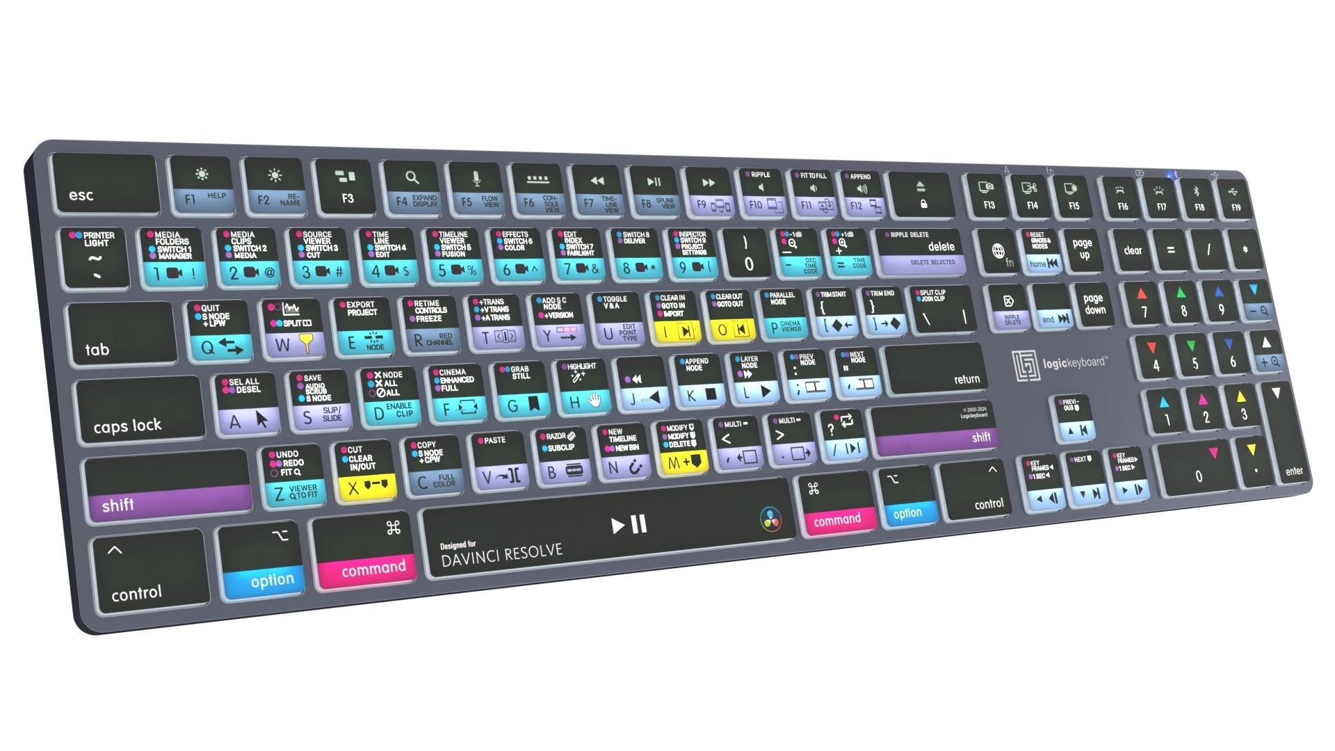 Logickeyboard Davinci Resolve 18 Titan Uk (Mac)