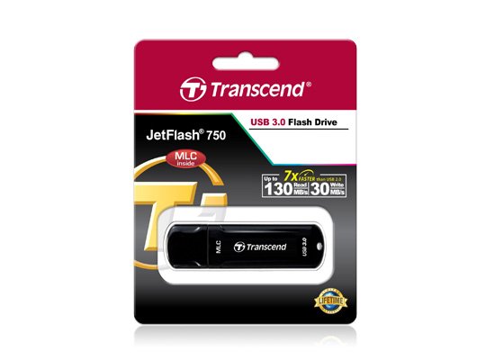 EAN 0760557827863 - Transcend JetFlash 750, 32GB unidad flash USB USB tipo A 3.2 Gen 1 (3.1 Gen 1) Negro imagen 2