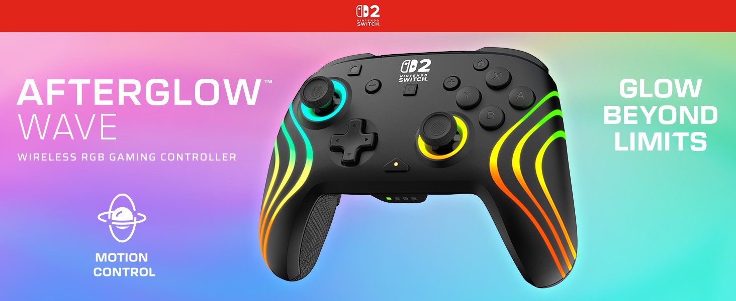 Turtle Beach Afterglow Negro Mando De Juego Rgb Inalámbrico Para Nintendo Switch 2