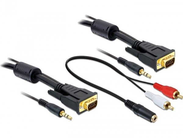 Delock Cable Vga + Audio 2m Macho-Macho