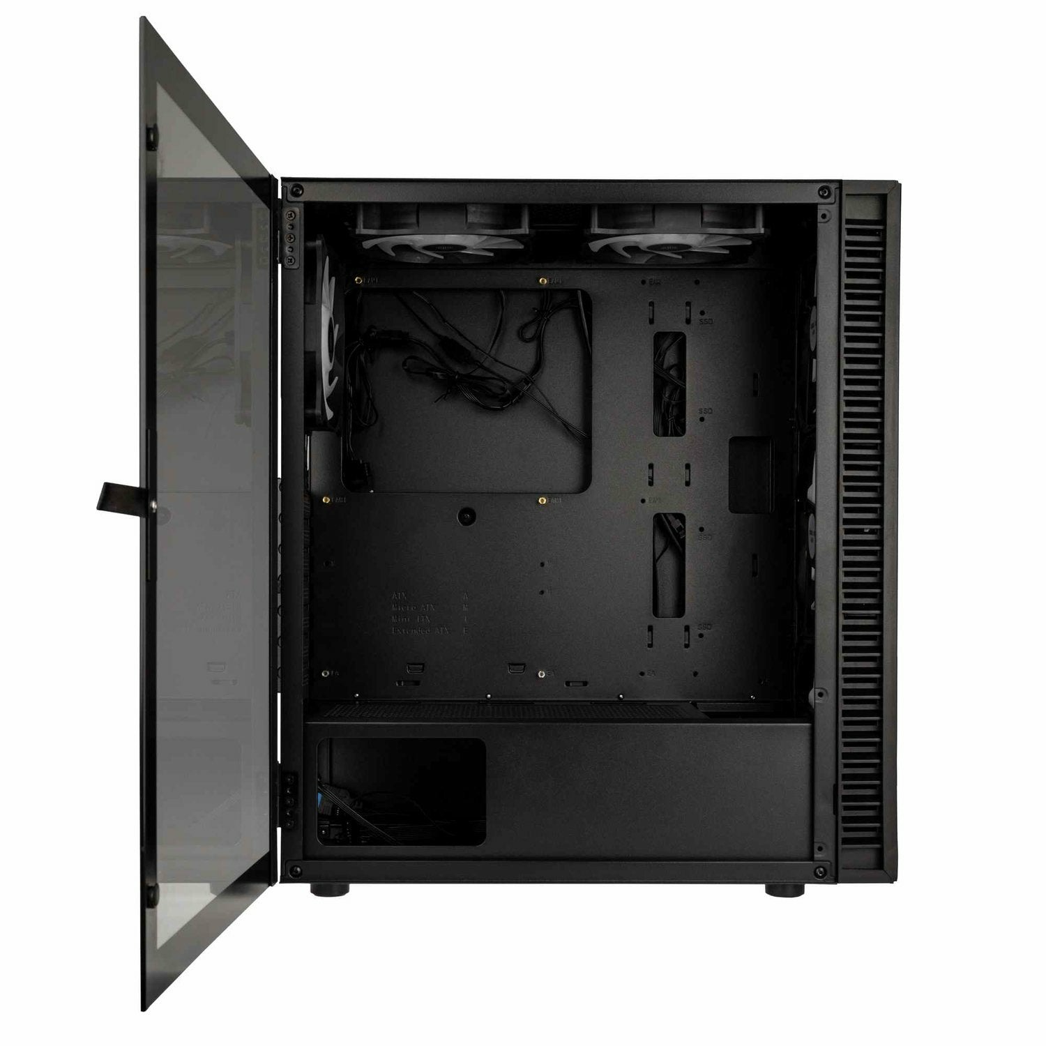 Caja Pc Semitorre Atx Observatory Hf Mesh A-Rgb Negro Kolink Bahías Int: 2x3.5'' O 2.5''/ 2x3.5''O 2.5''/ 2 X 2.5/ 2xusb2.0, 1xusb3.0/ Audio In/Out