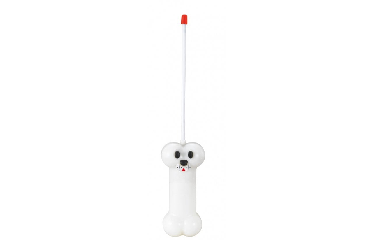 Jamara Peluche Perro Lucky Rc Blanco Marrón 27mhz