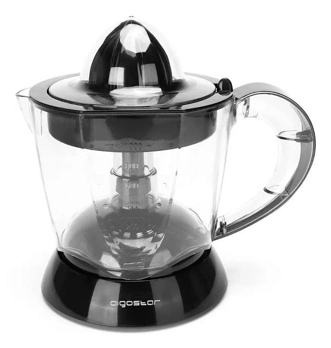 Exprimidor Electrico De Citricos 40w 0.7l Negro Aigostar