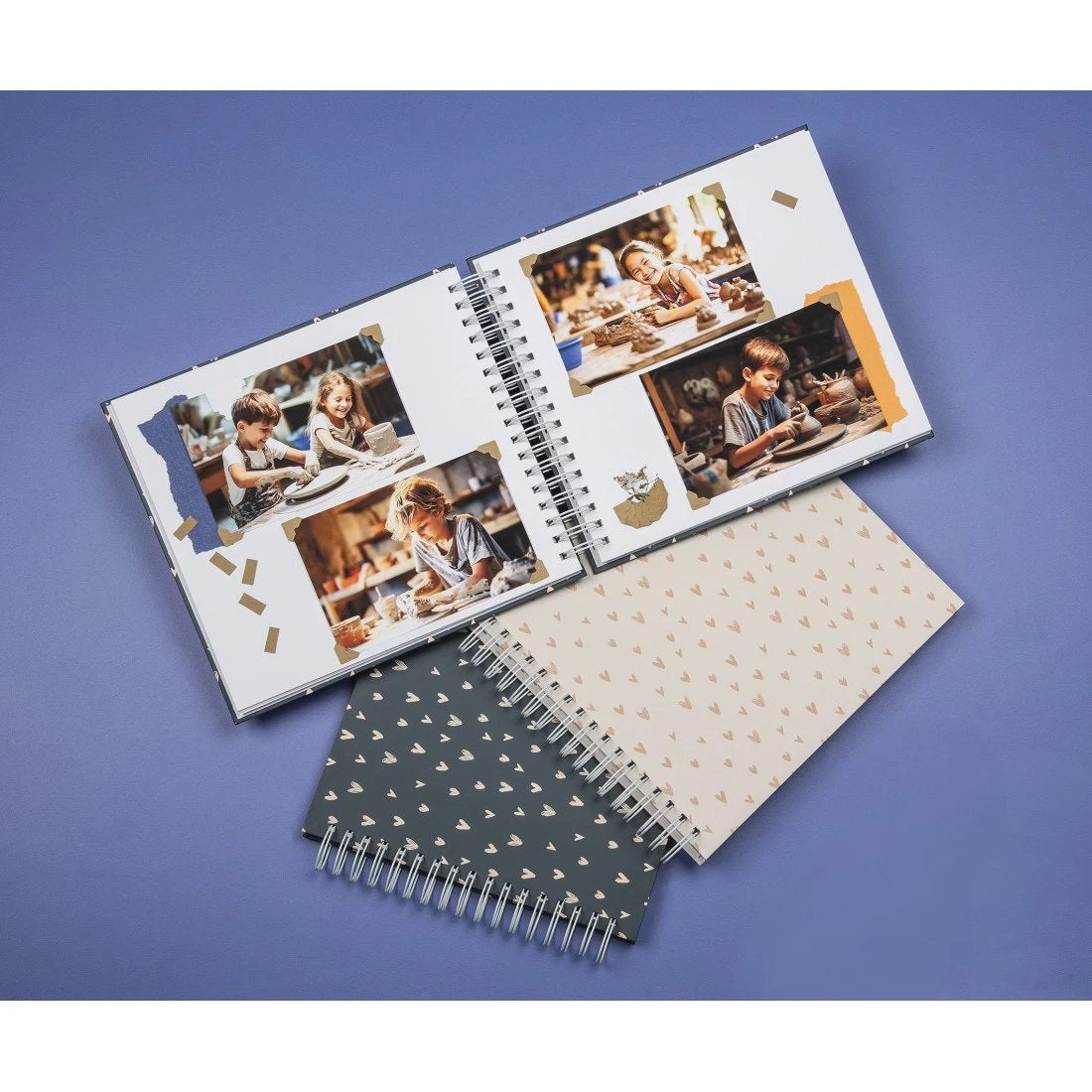EAN 4007249077028 - Hama Lovely álbum de foto y protector Azul 100 hojas Encuadernación espiral imagen 3