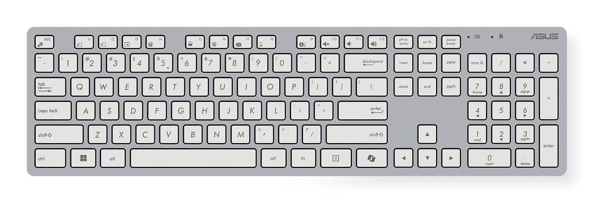 EAN 4711081636281 - ASUS W5000 teclado Ratón incluido Oficina RF inalámbrico QWERTY Español Blanco imagen 3