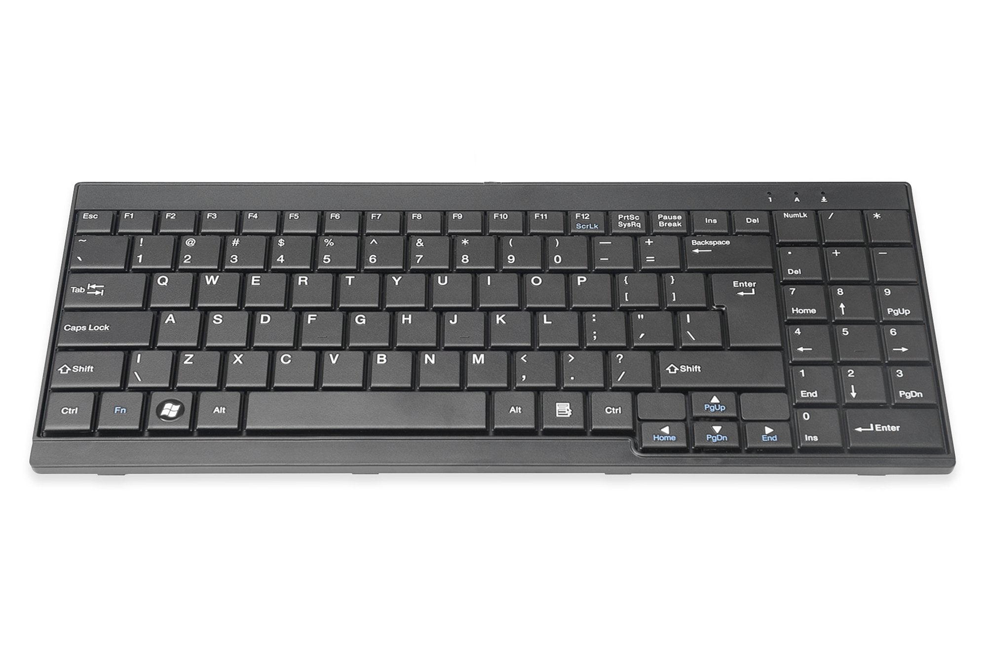 EAN 4016032356387 - Digitus DS-72000US teclado USB QWERTY Inglés de EE. UU. Negro imagen 1