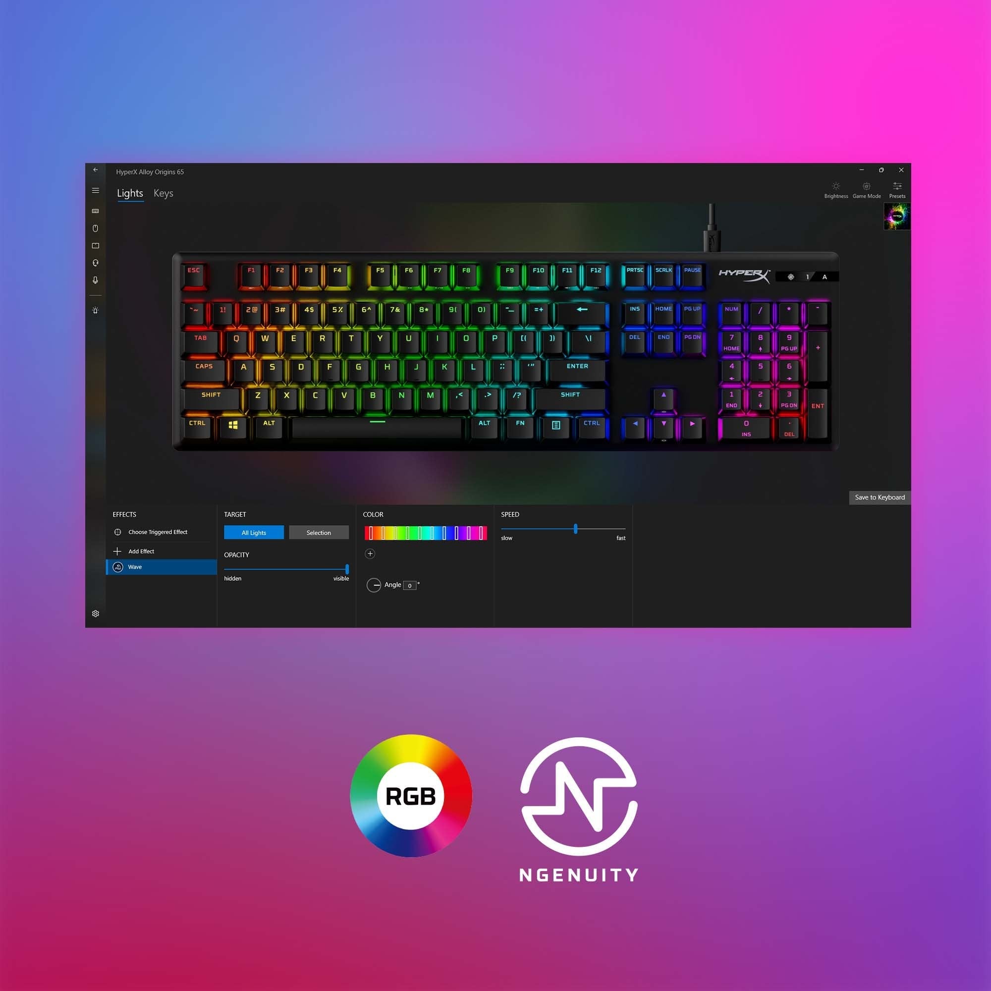 EAN 196337969742 - HyperX Alloy Origins PBT HX Aqua Gaming Keyboard teclado Juego USB Negro imagen 8