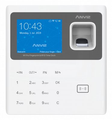 Anviz W1 Pro Lector Inteligente De Control De Acceso Blanco