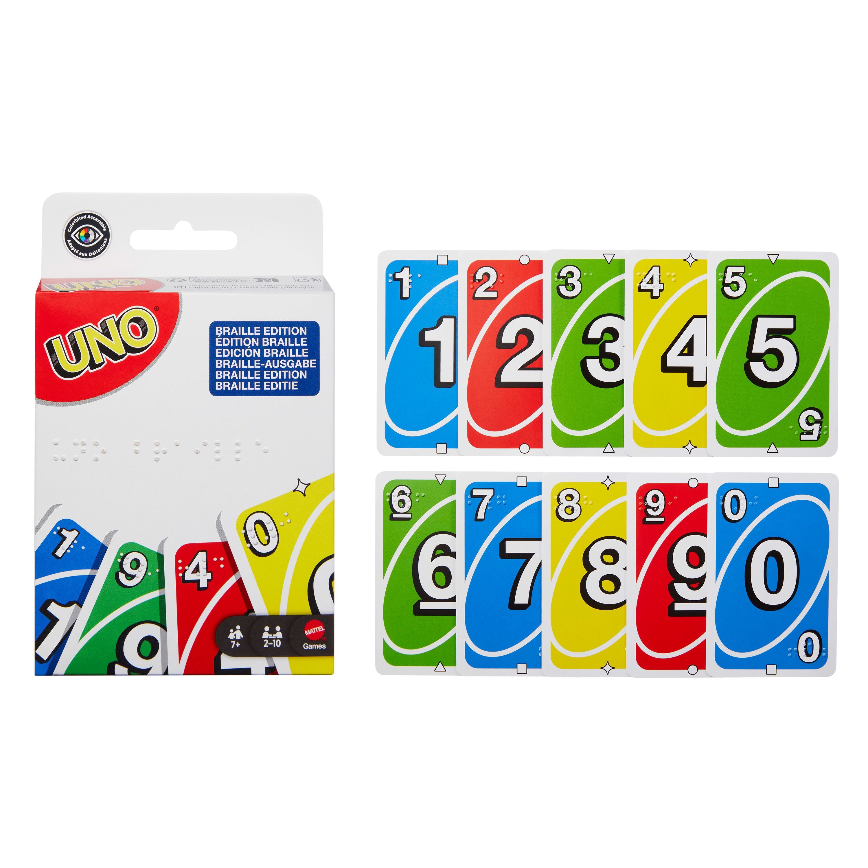 EAN 0194735379408 - Games UNO Braille Juego De Cartas Perder las cartas imagen 5