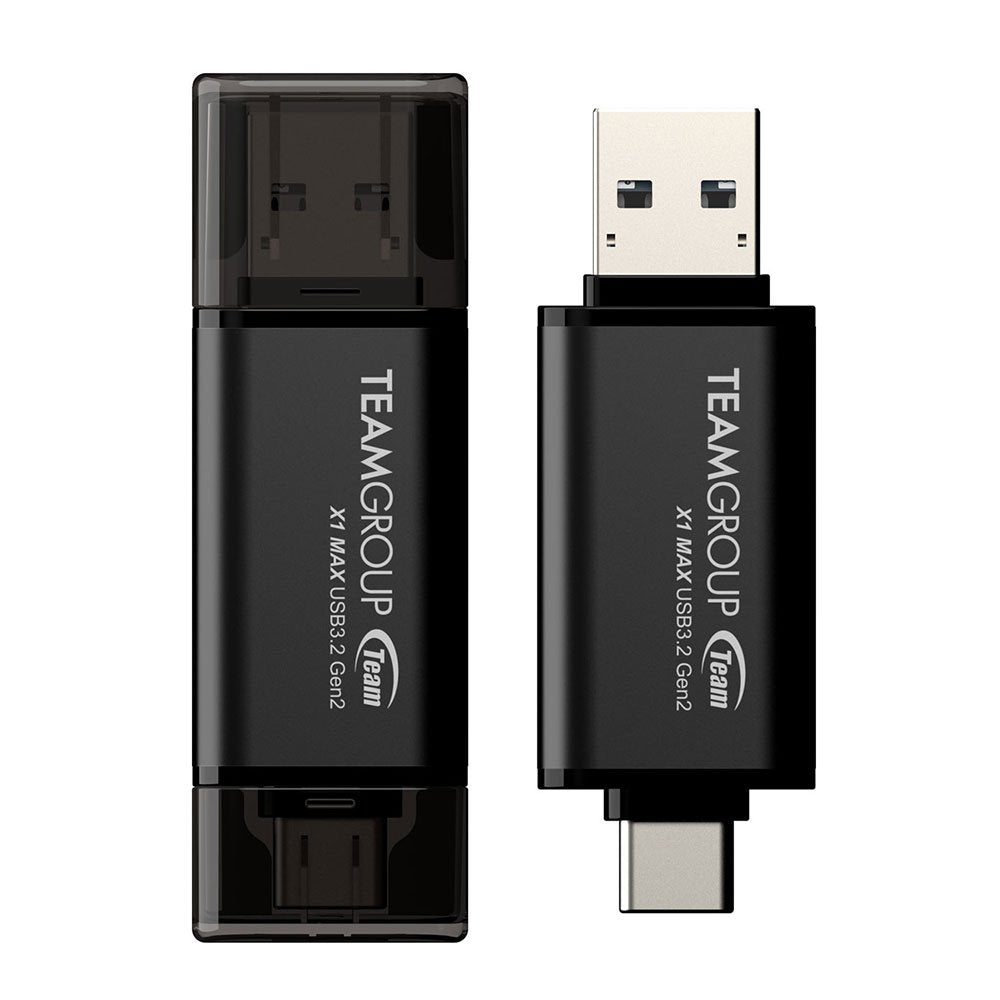 EAN 4711430803616 - Team Group X1 MAX unidad flash USB 256 GB USB Type-A / USB Type-C 3.2 Gen 2 (3.1 Gen 2) Negro imagen 2