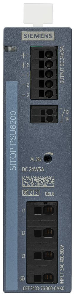 Siemens 6ep34337sb000ax0 Fuente De Alimentación Para Carril Din Din-Rail 5 A Cantidad Salidas 1 X