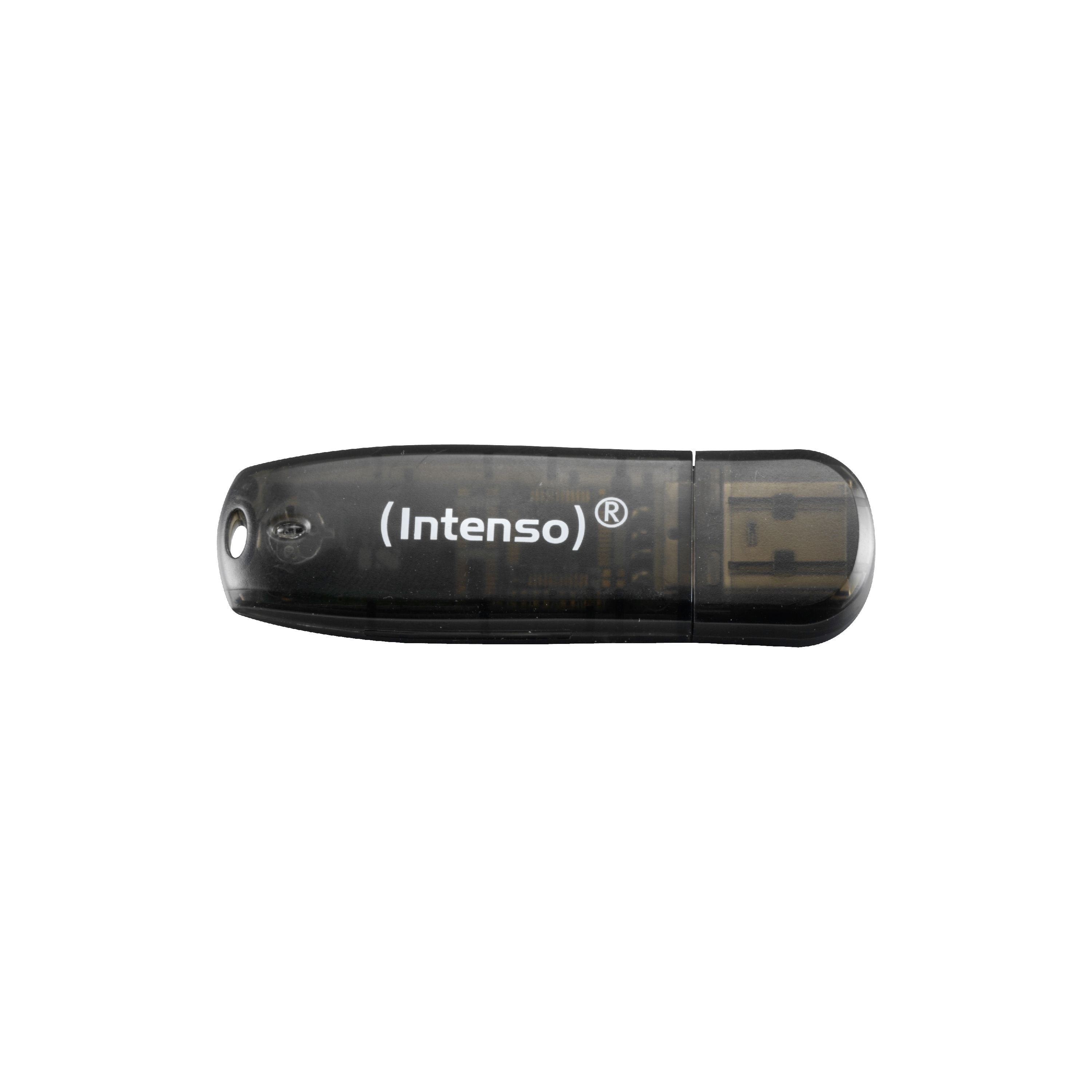 Pendrives Intenso 2.0 Rainbow Line 3 X 32 Gb Amarillo Rojo Negro