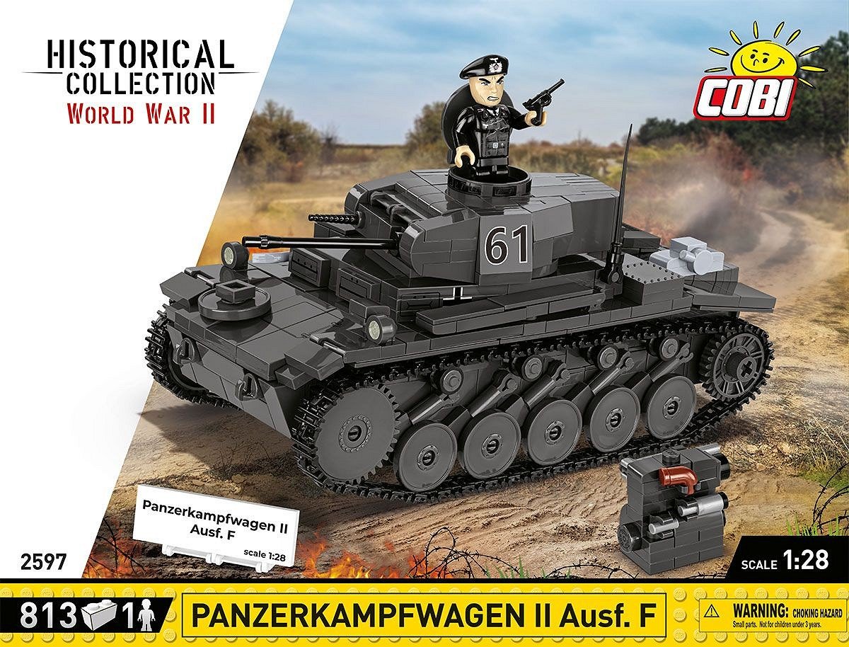 Klocki Czolg Panzerkampfwagen Ii 813 Klocków