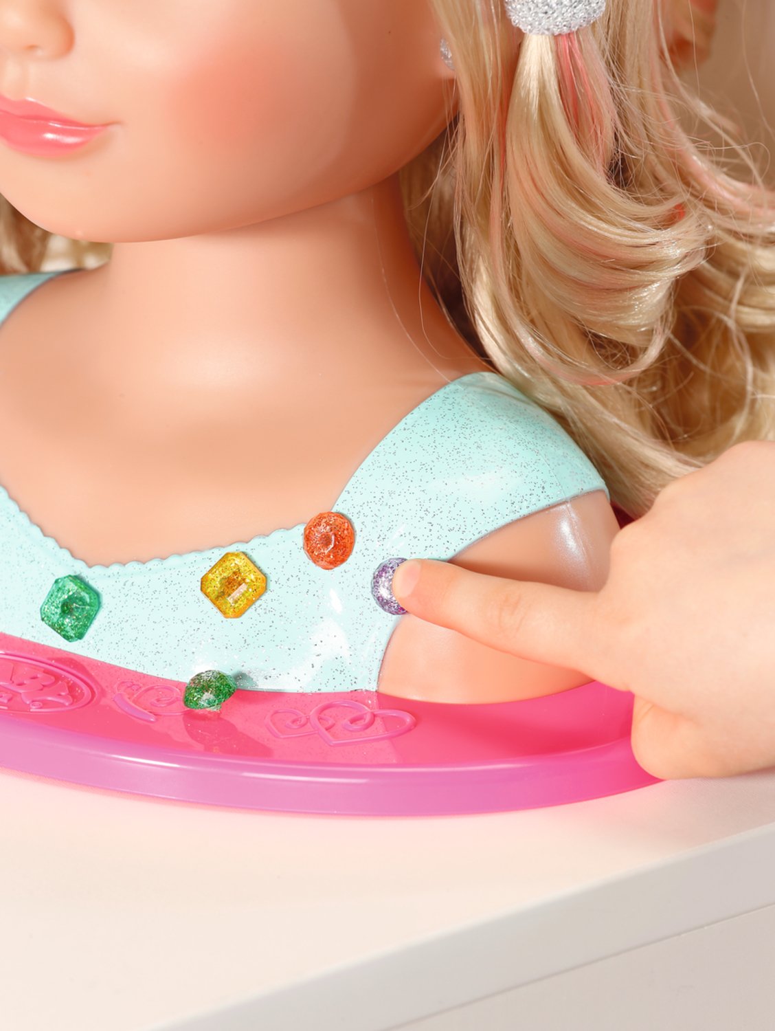 Zapf Creation Baby Born® Sister Styling Head Princess, Cabeza De Maquillaje Y Peluquería 835432