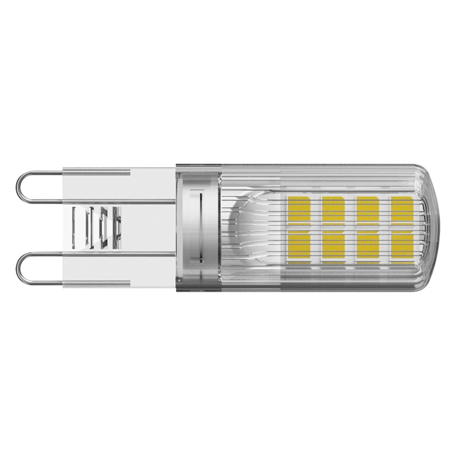 Bombilla De Cápsula Led Osram Transparente - 2.6w Equivalente A 30w G9 - Blanco Cálido