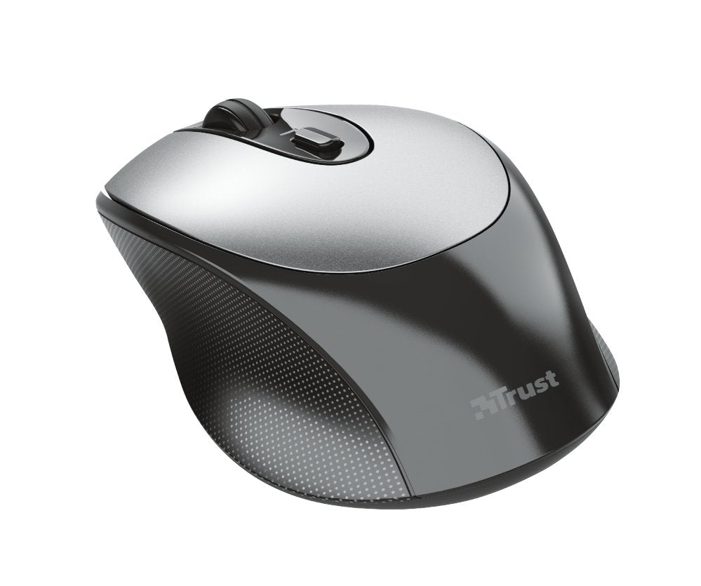 Ratón Inalámbrico Trust Zaya 23809 Black Óptico Rf 2.4ghz 1600dpi Max 4 Botones -Bat.Recargable Puerto Usb Tipo-C