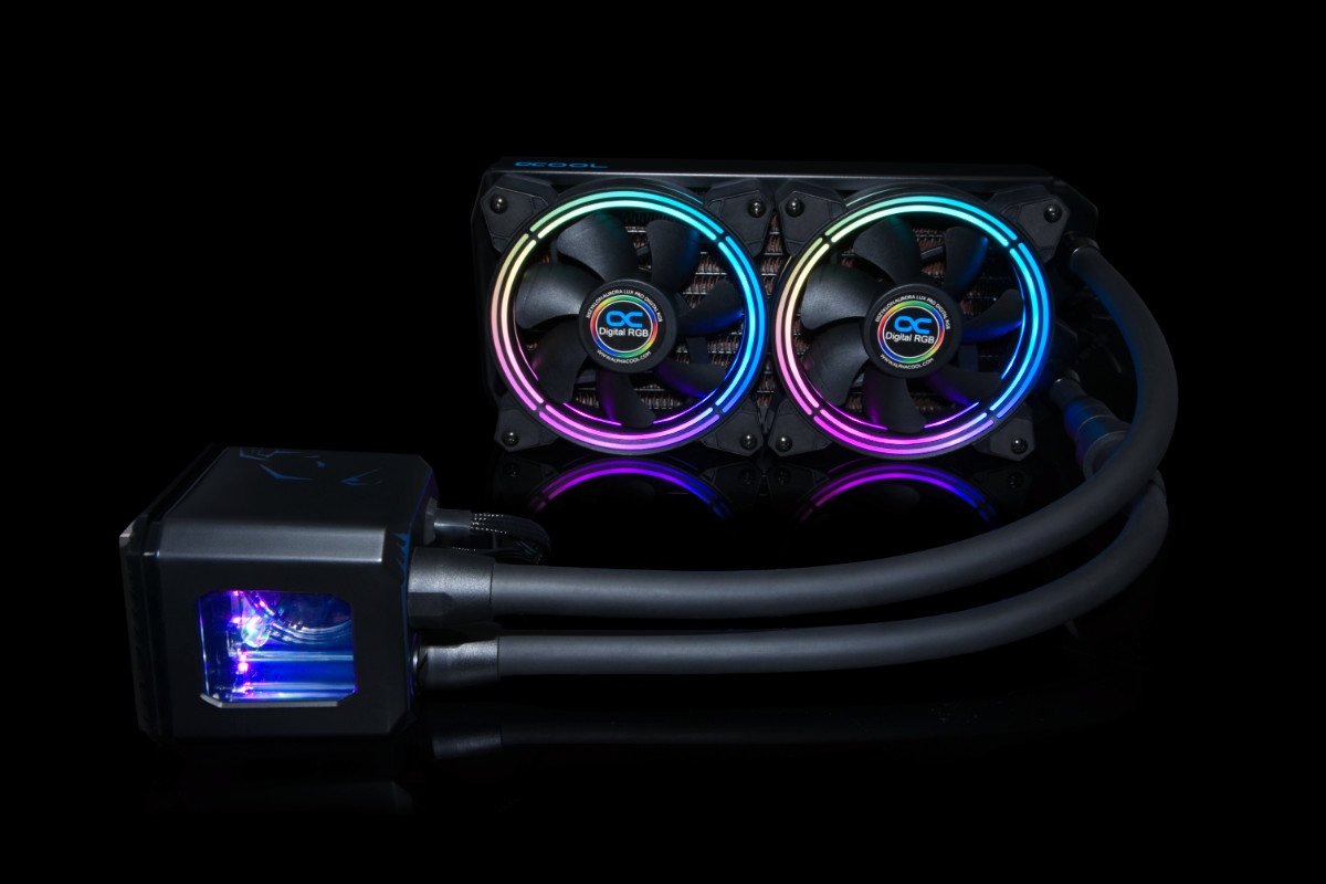 Ven Cpu Ref. Liquida Alphacool Eisbaer Aurora 240 Argb/Rellenable/Ampliable/2 Ventiladores 1016662