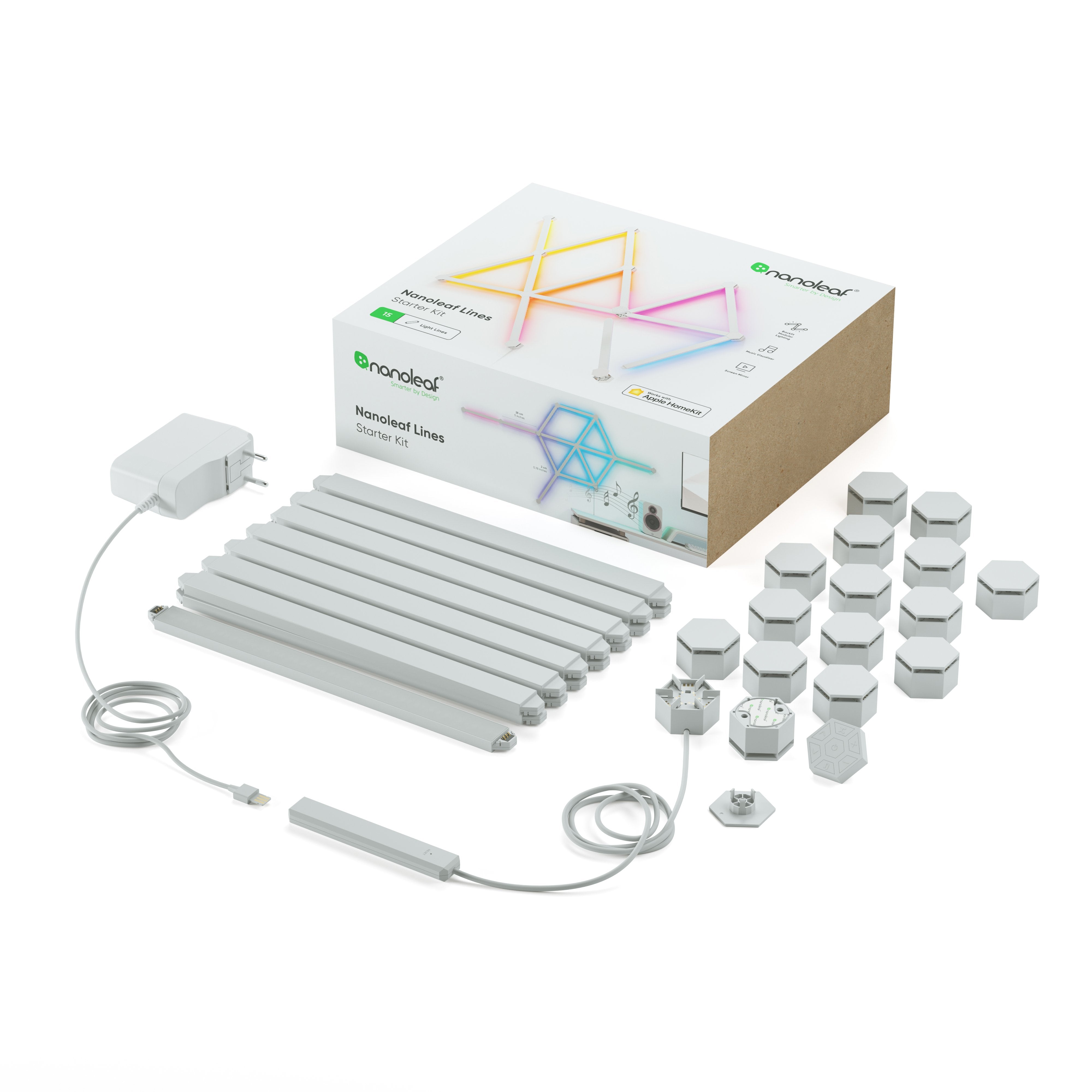 Nanoleaf Lines Starter Kit Panel Led Nanoleaf Lines Starter Kit 15pk