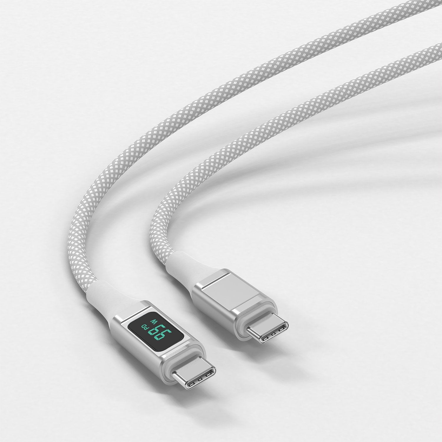 4smarts Cable Usb-C -> Usb-C Digitcord 100w 1,5m Blanco