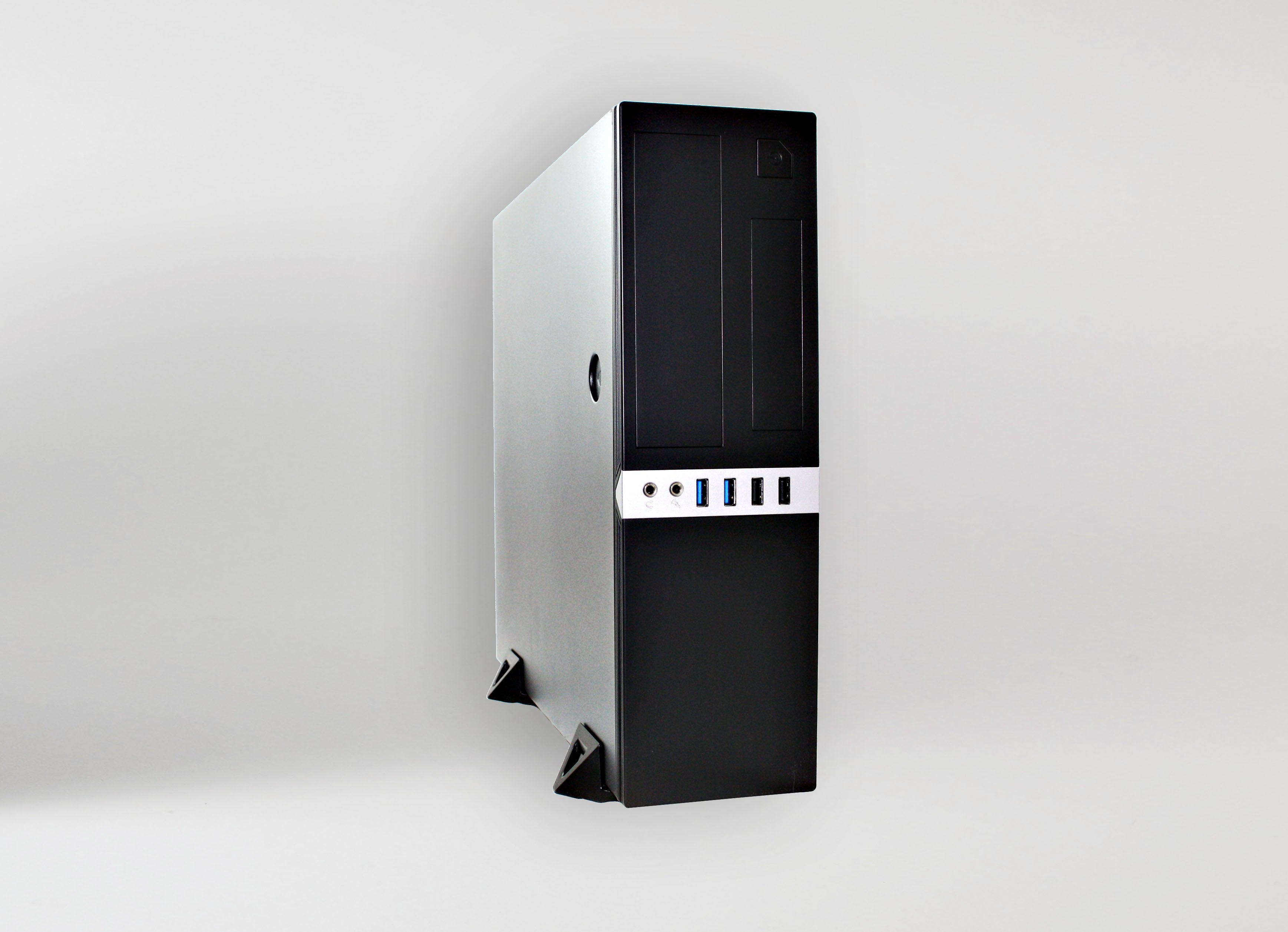 EAN 8436556145124 - CoolBox COO-PCT450S-BZ carcasa de ordenador Perfil bajo (Slimline) Negro 300 W imagen 4