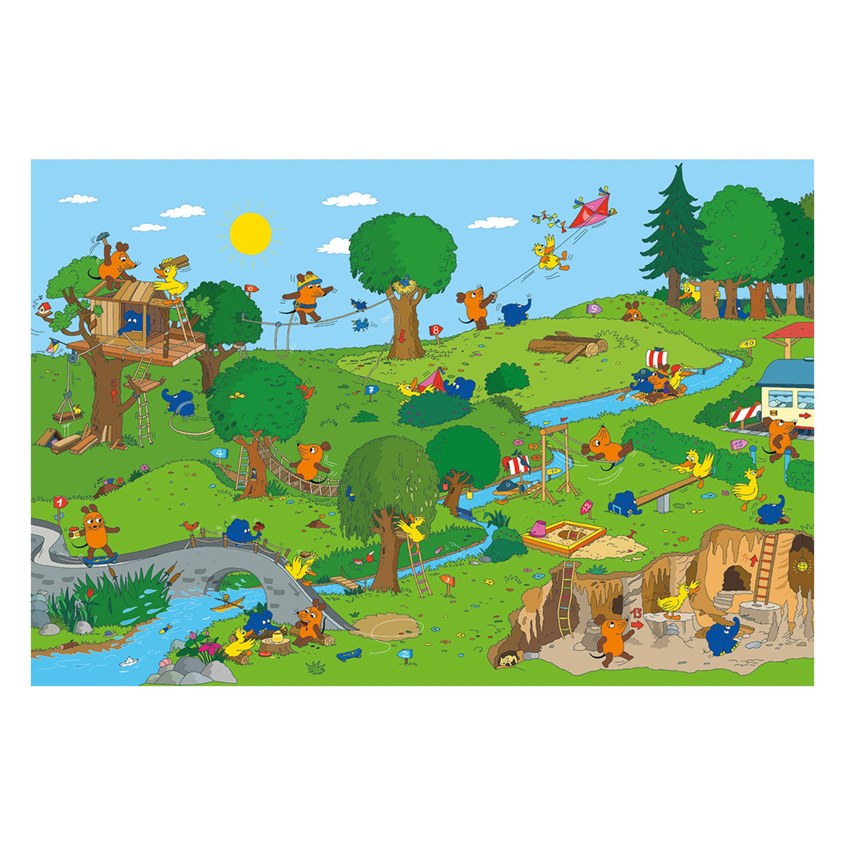 EAN 4001504563950 - Schmidt® Spiele 56395 puzzle Puzzle rompecabezas 100 pieza(s) Animales imagen 1