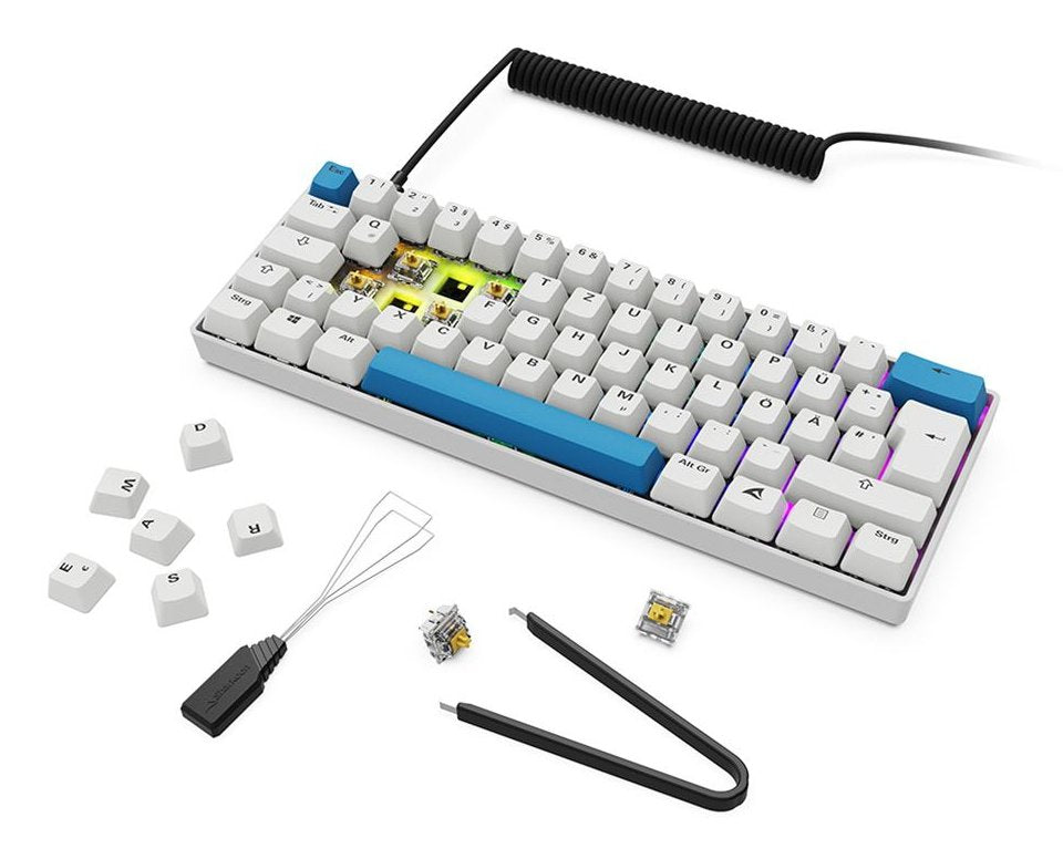 EAN 4044951041947 - Sharkoon SGK50 S4 teclado Hogar USB QWERTZ Alemán Blanco imagen 8