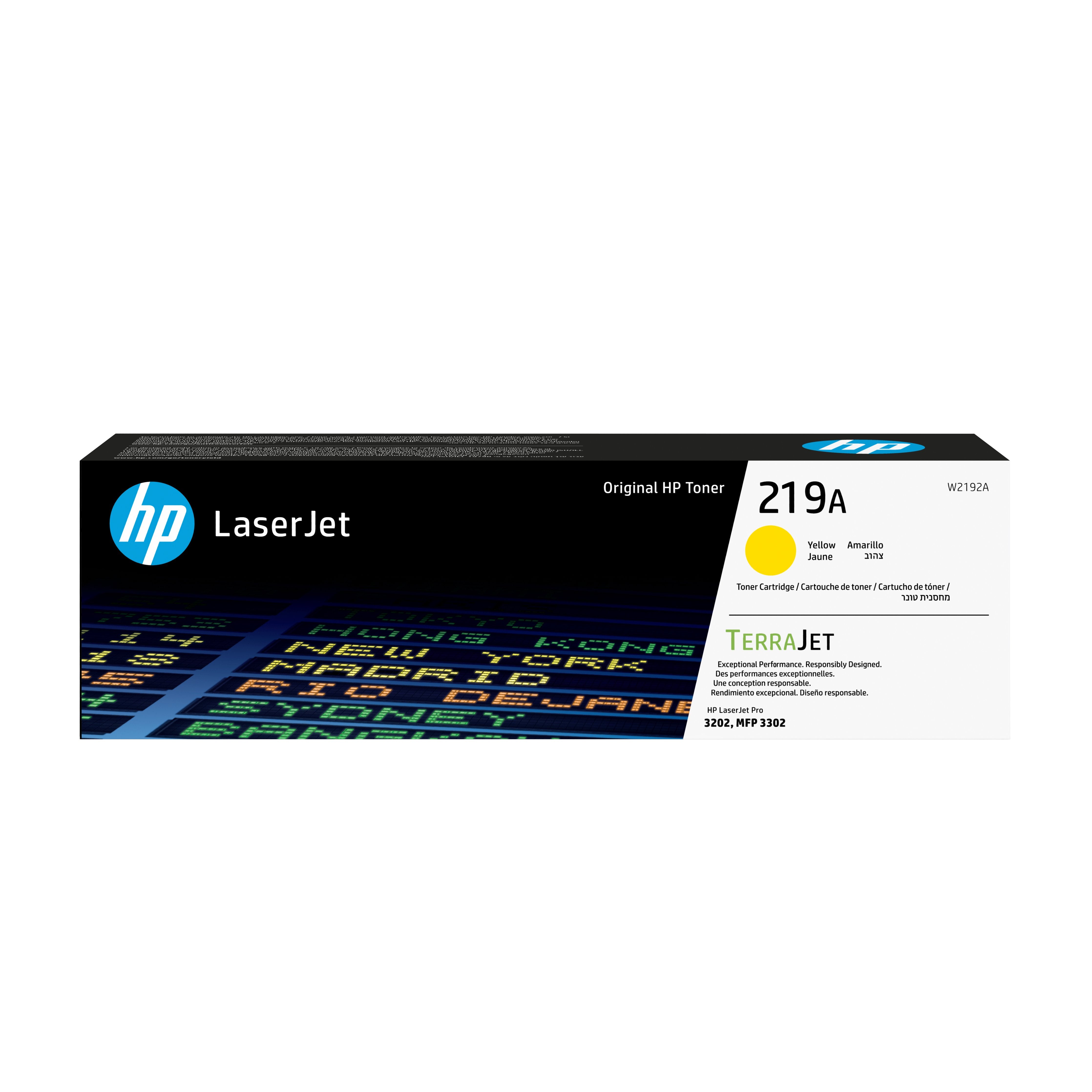 EAN 0195161016301 - HP 219A Ylw LaserJet Toner Cartridge cartucho de tóner 1 pieza(s) imagen 1