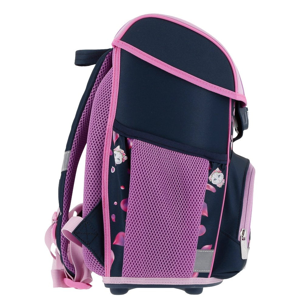 Herlitz Juego De Mochilas Escolares De 4 Piezas, 17 L, Ergonómica Negro