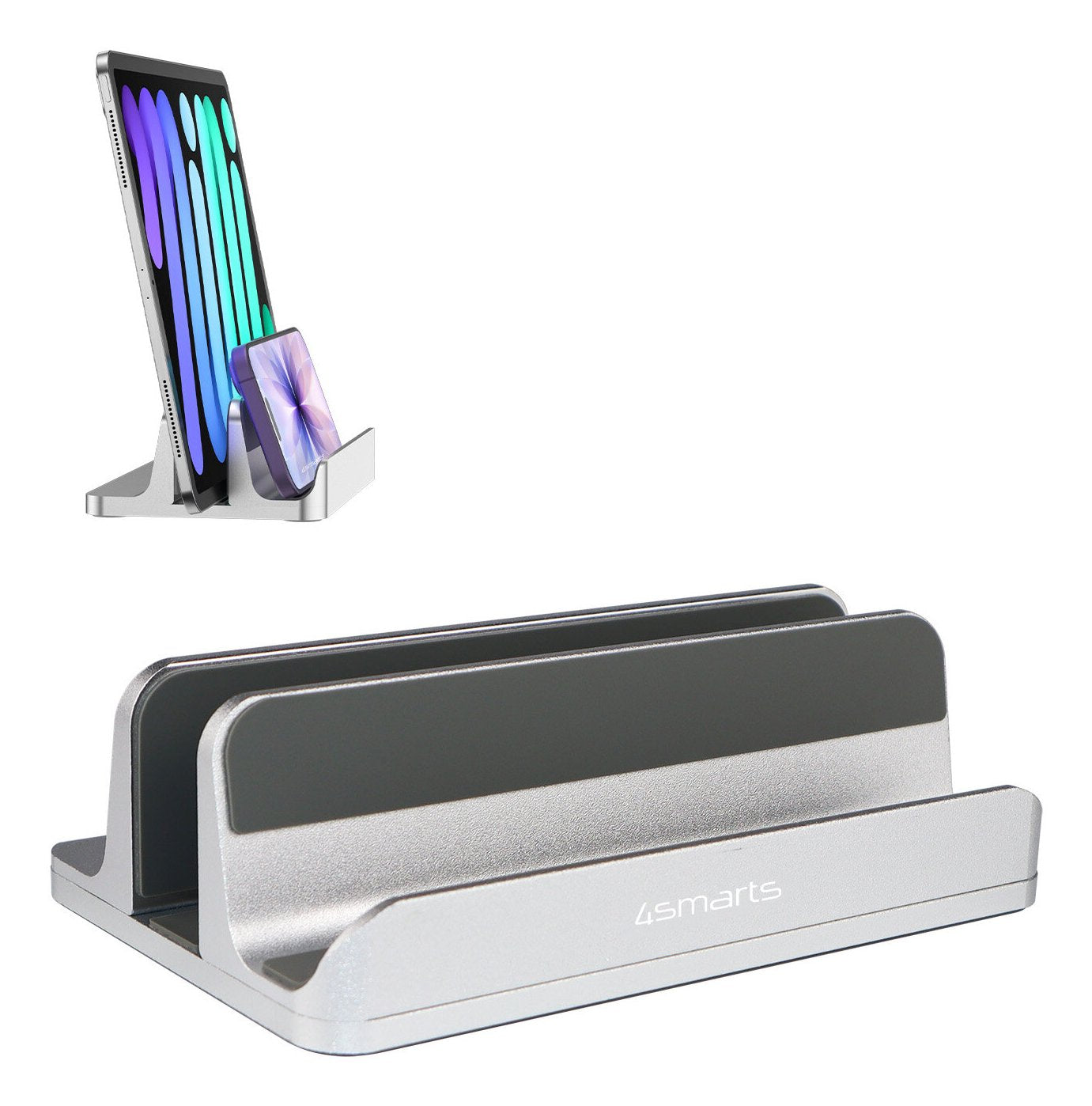 4smarts Desk Stand Ergofix For Notebooks Silver