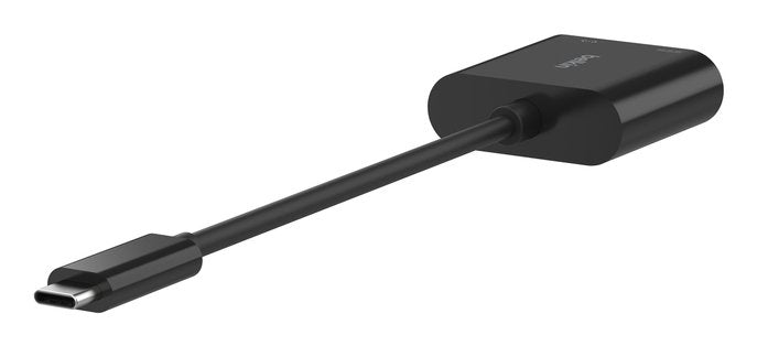 Adaptador Belkin Inc019btbk Usb-C A Ethernet + Carga 100w Color Negro