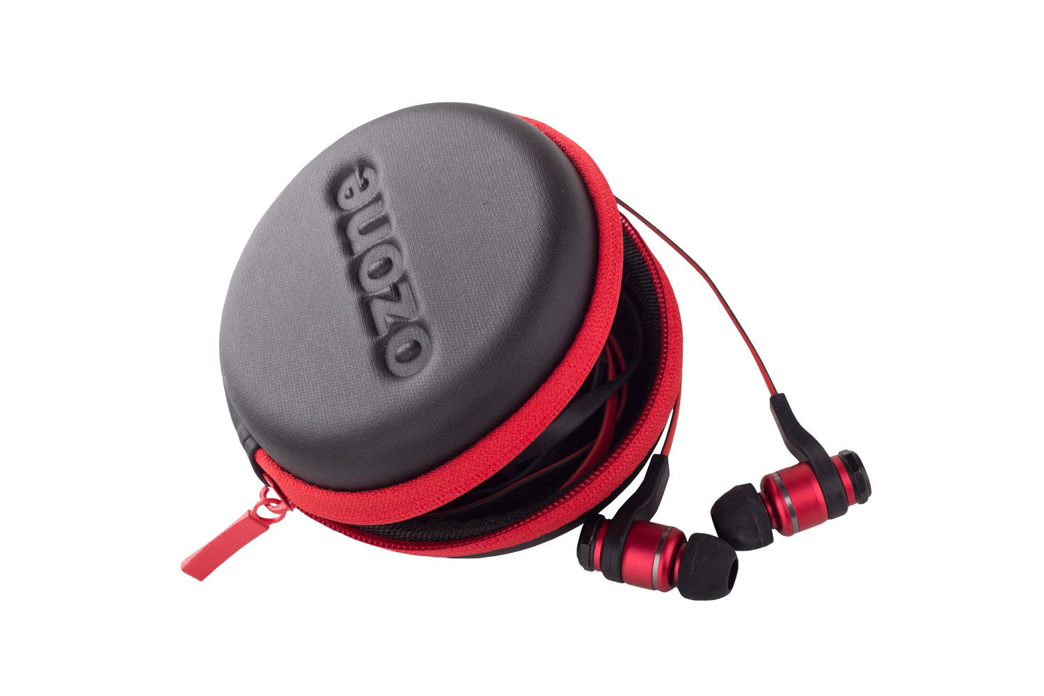 Auricular Gaming Ozone Trifx Rojo Negro Microfono Alambrico