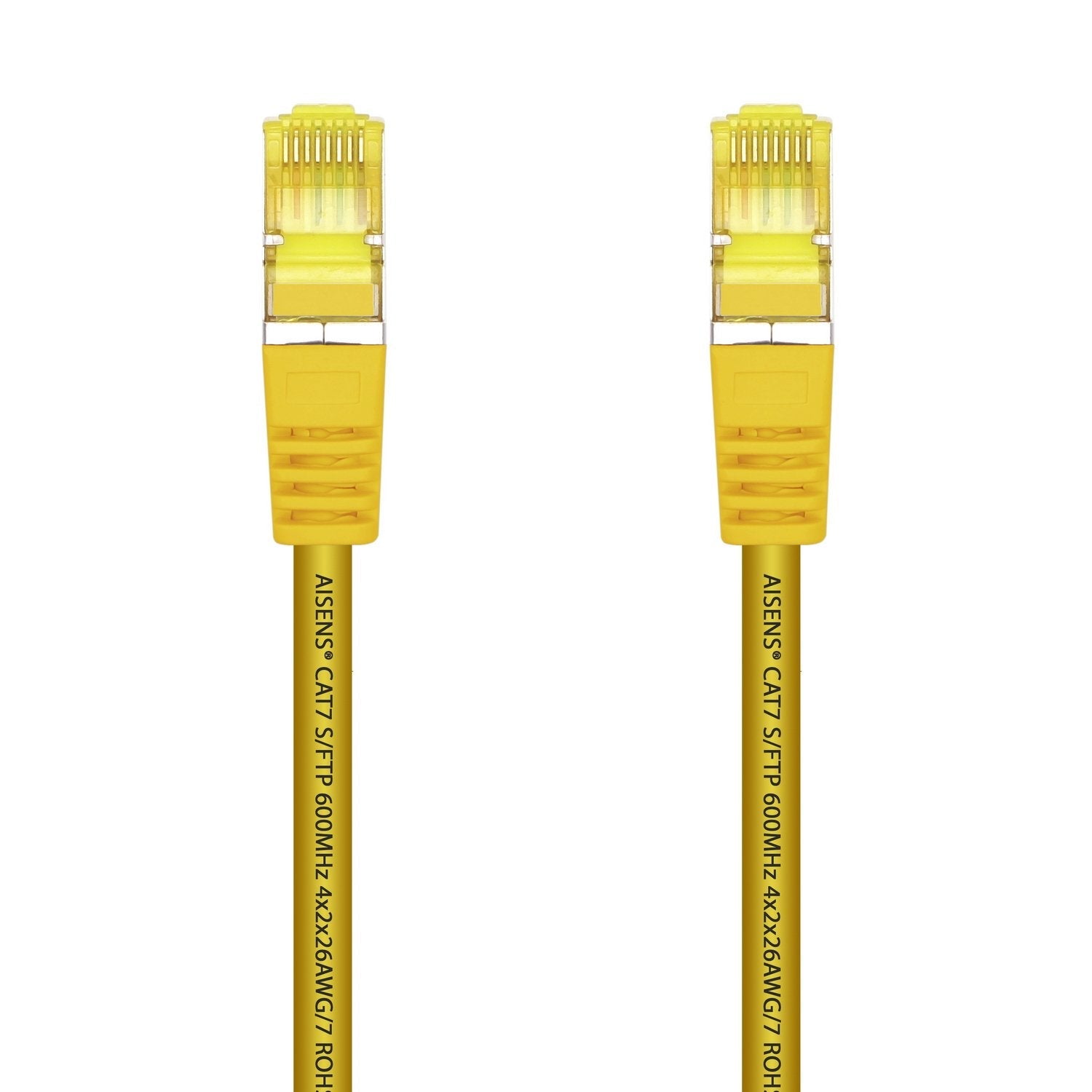 Aisens Cable De Red Rj45 Lszh Cat.7 600 Mhz S/Ftp Pimf Awg26 - 1m - Amarillo