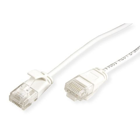 Roline Verde Utp Cable De Red Cat.6a (Class Ea), Lsoh, Slim, Wei, 0,3 M