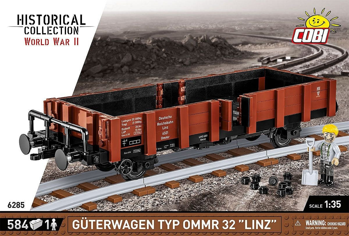 Cobi Güterwagen Typ Ommr 32 Linz, Juguete De Construcción Cobi-6285