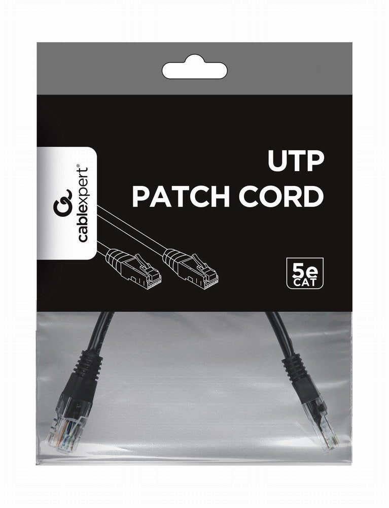 EAN 8716309074728 - Gembird Patch Cord Cat.5e UTP 0.25m cable de red Negro 0,25 m Cat5e U/UTP (UTP) imagen 4