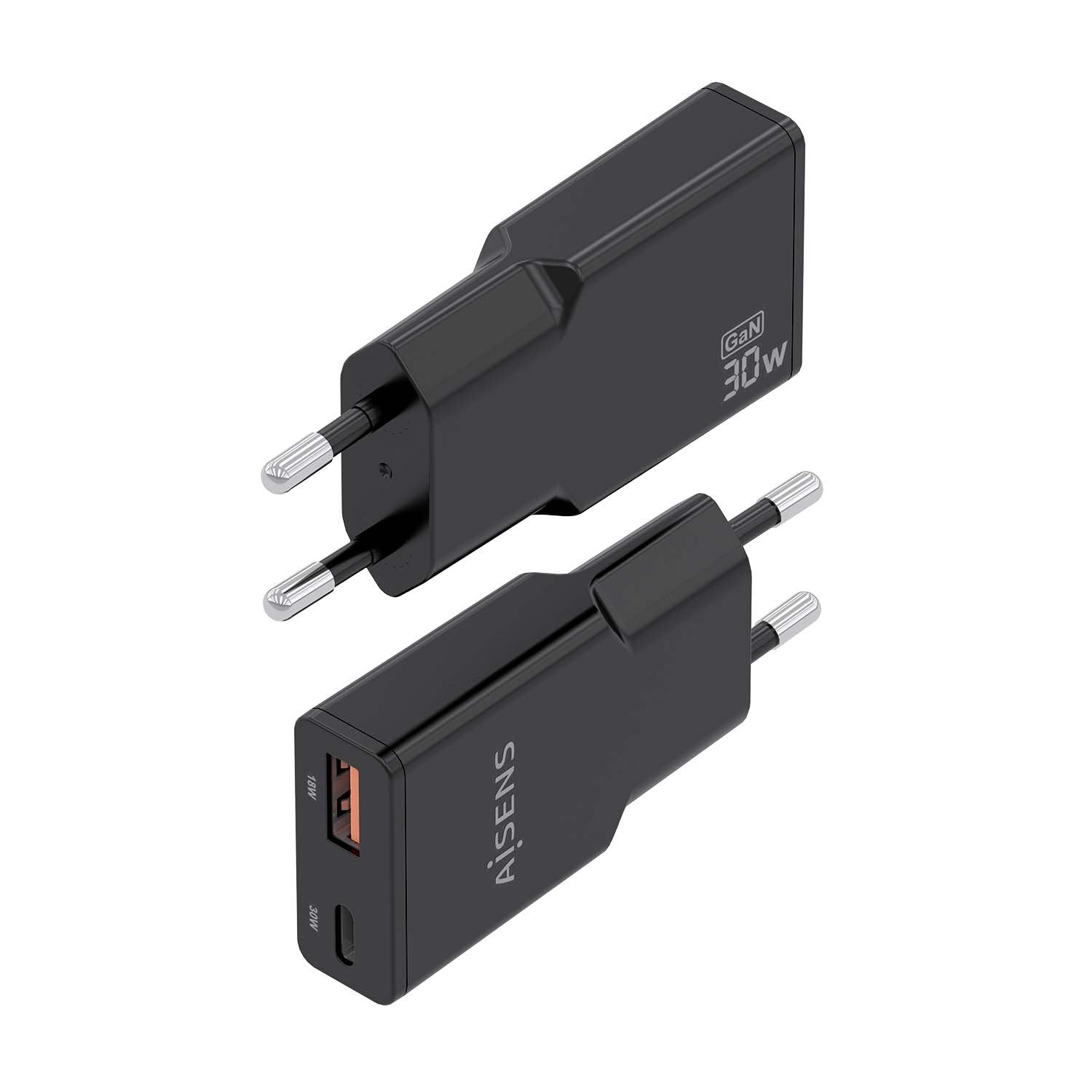 EAN 8435739902547 - AISENS ASCH-30W2P047-BK cargador de dispositivo móvil Cámara digital, MP3, MP4, Teléfono móvil, Navegante imagen 3