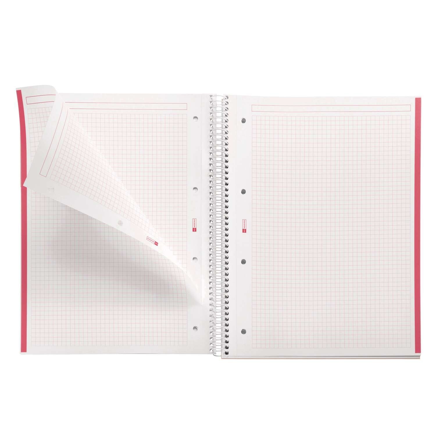 Maul A460525 Cuaderno Y Block A4 80 Hojas Rojo