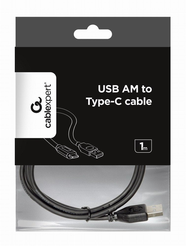 Gembird Ccp-Usb2-Ambm-1m Cable Usb 2.0 Am-Bm, 1m, Negro