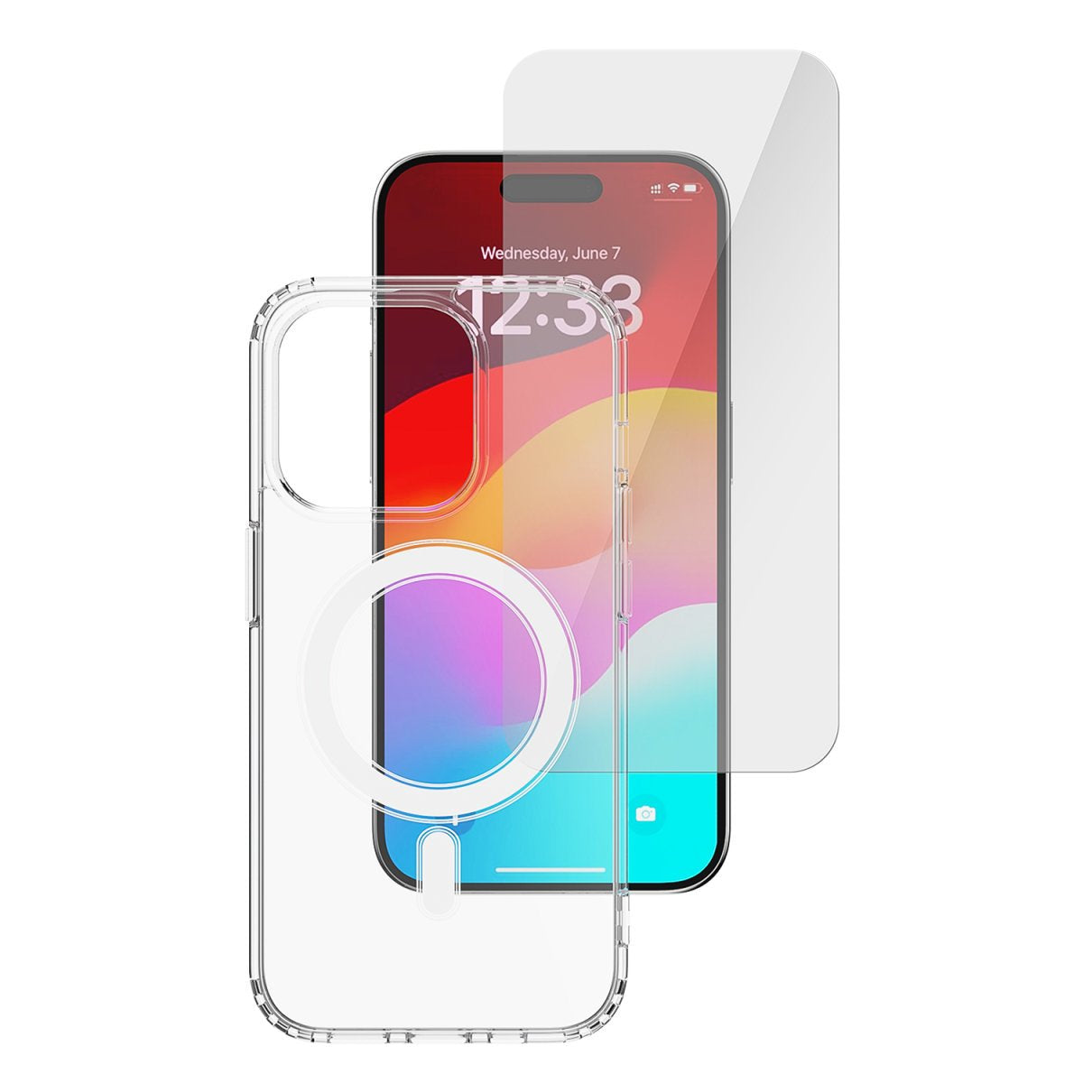 Funda 4smarts 540604 Para Iphone 15 Pro (6.1") Carcasa Rígida Transparente