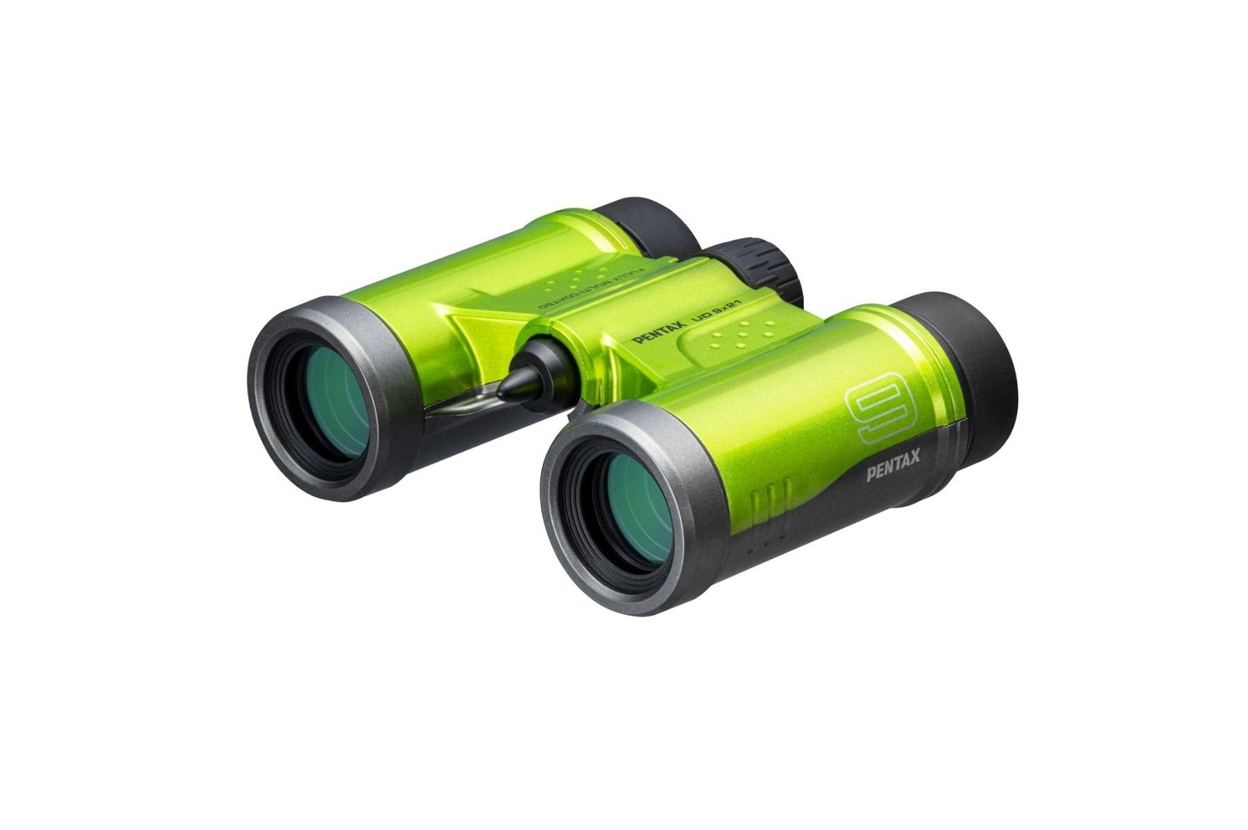 Pentax Ud 9x21, Porro, 9x, 2,1 Cm, Revestimiento Múltiple (Mc), Verde, 195 G