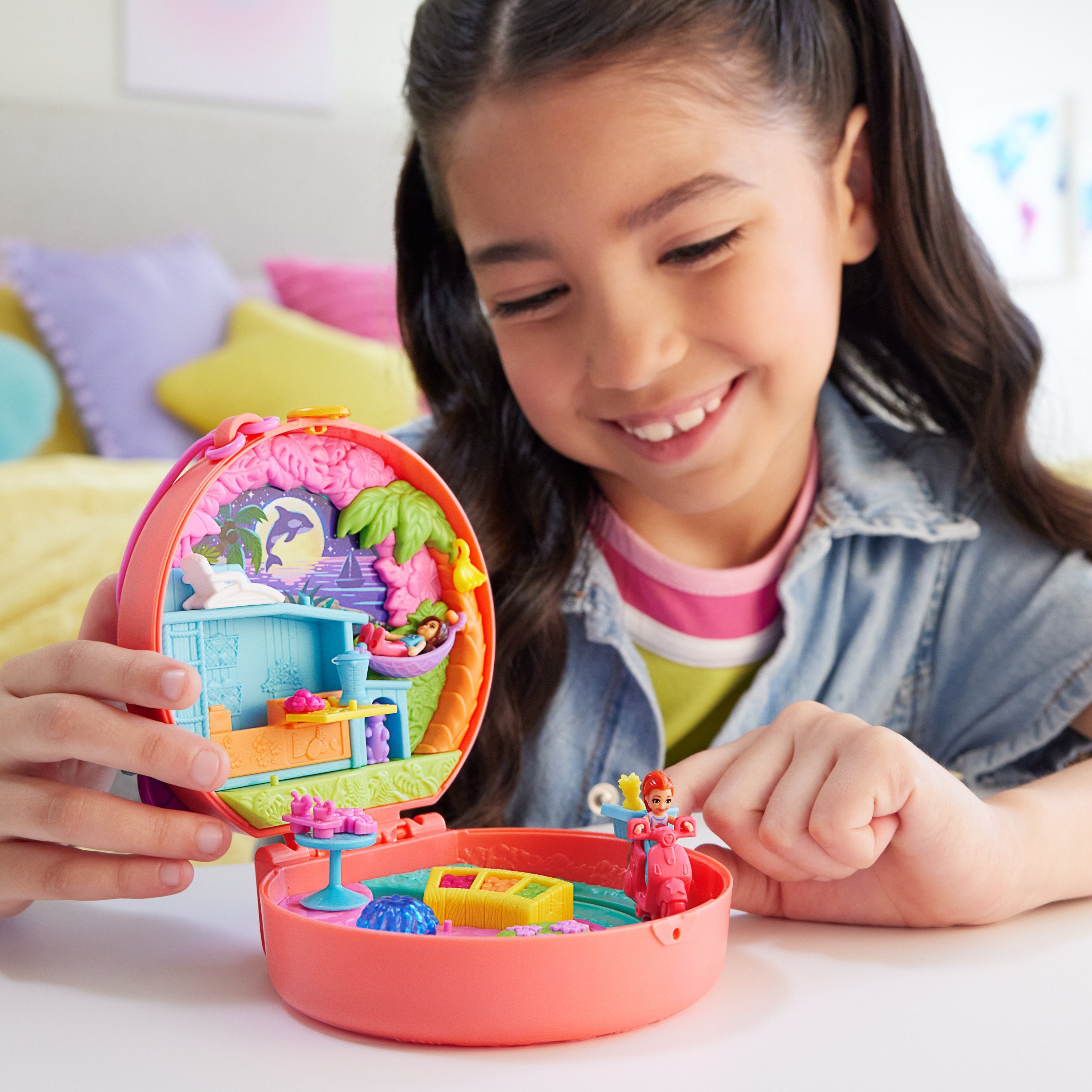 Polly Pocket Zestaw Kom Paktowy, Skuter Pieska