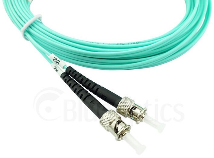 Latiguillo De Fibra Óptica Blueoptics Lc / St Mm Om3 Aqua 5,0m