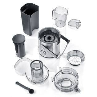 Severin Licuadora Con Recipiente, Tubo De Llenado Xxl 2 Velocidades, 1,1 L Zumo Y 2,5 L Pulpa, 800w, Negro
