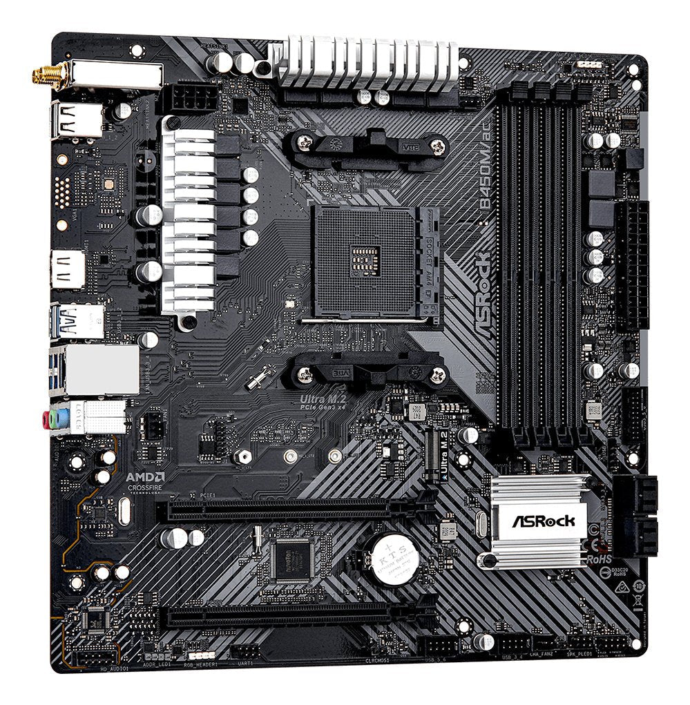EAN 4710483932809 - Asrock B450M/ac R2.0 AMD B450 Zócalo AM4 micro ATX imagen 4