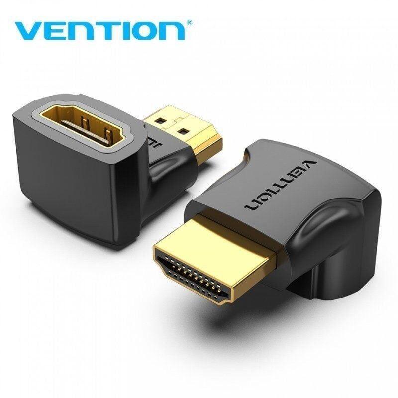 Adaptador Hdmi 4k 90 Vention Aiob0-2 Hdmi Macho Hdmi Hembra Pack 2 Uds