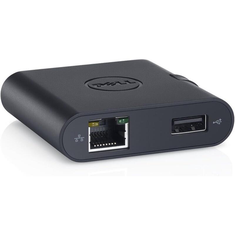 Adaptador Reacondicionado Usb Dell Da100 Hdmi Vga Usb Ethernet Cn-0gg56x-Blk00-7au-44li Negro