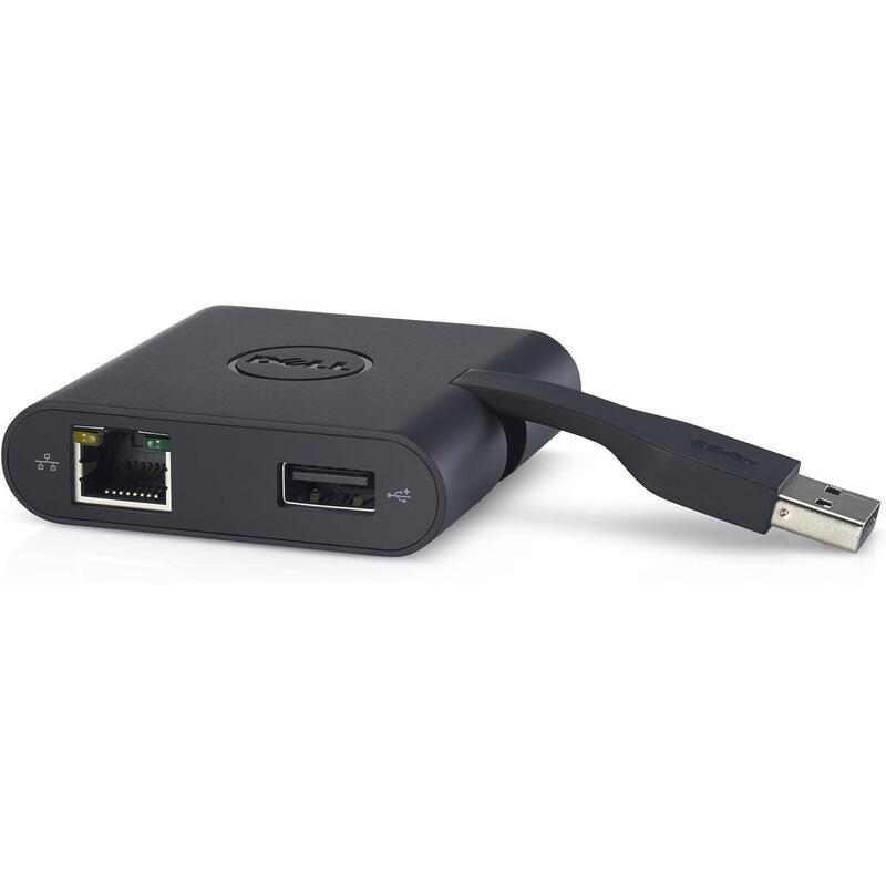 Adaptador Reacondicionado Usb Dell Da100 Hdmi Vga Usb Ethernet Cn-0gg56x-Blk00-7au-44li Negro