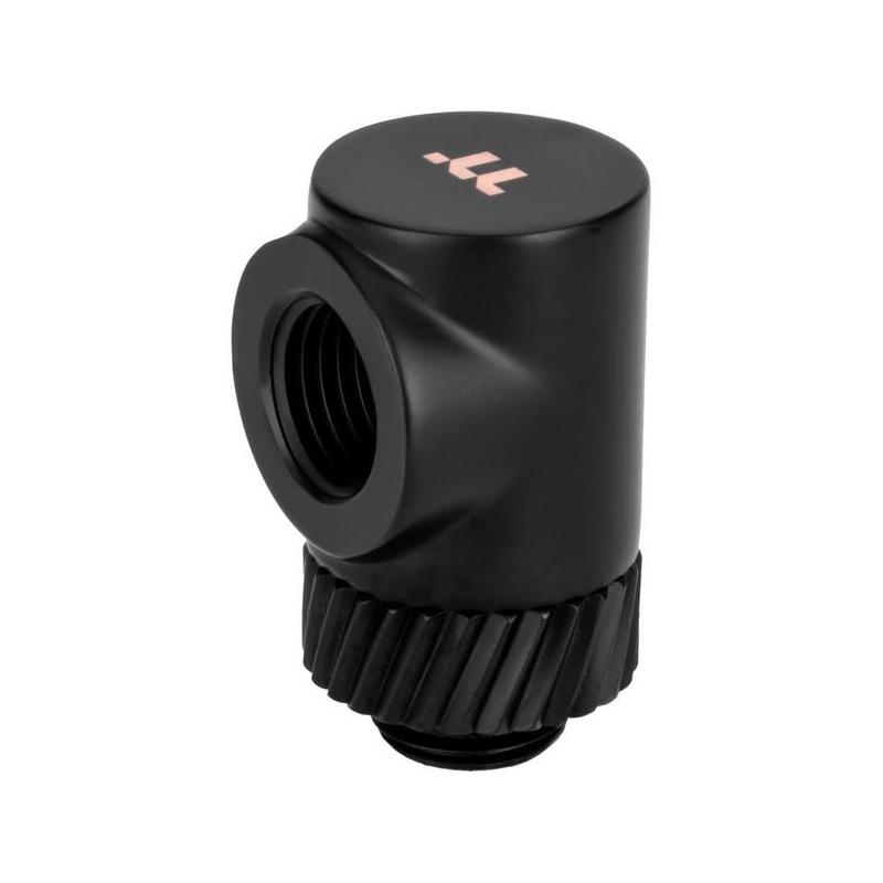Adaptador Thermaltake Pacific Sf 90°, Conexión (Negro Mate))